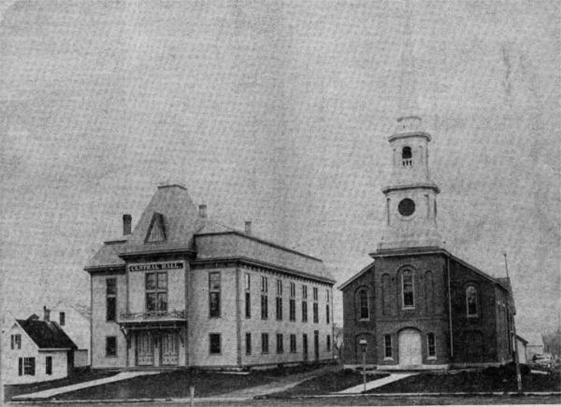 Photo of Central Hall estimated between 1922 – 1934.