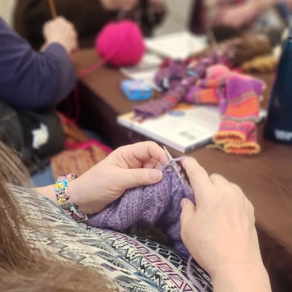 yarn works group up at central hall commons near dover foxcroft maine 04426 1